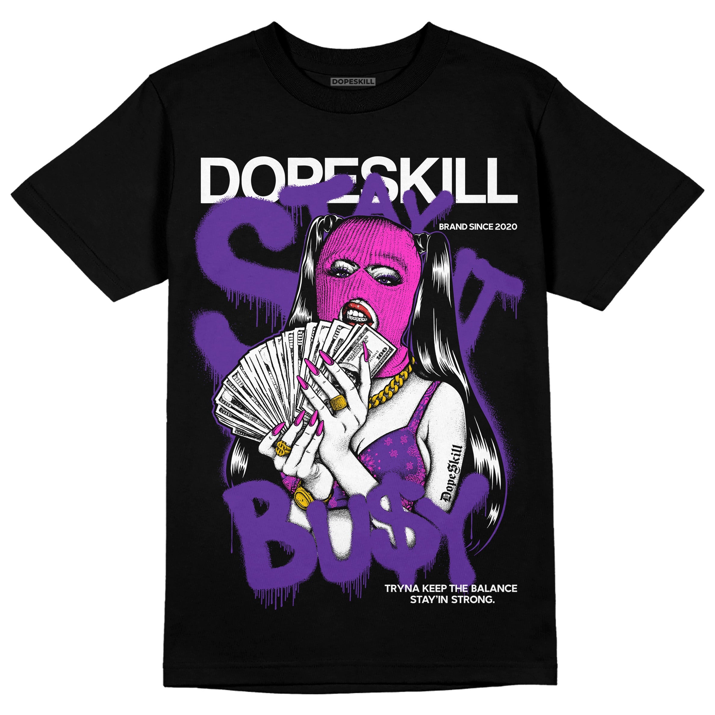 PURPLE Collection superstreetwear T-Shirt Stay It Busy Graphic