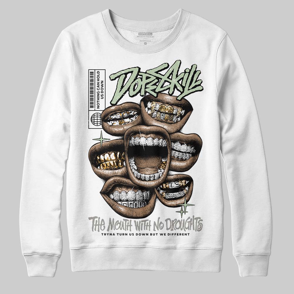 Seafoam 4s 2025 superstreetwear Sweatshirt The Mouth With No Droughts Graphic