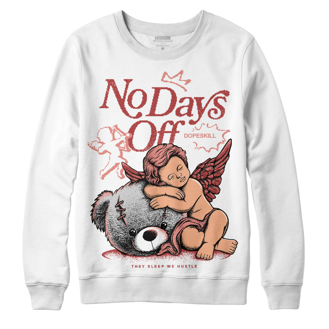 Dune Red 13s superstreetwear Sweatshirt New No Days Off Graphic