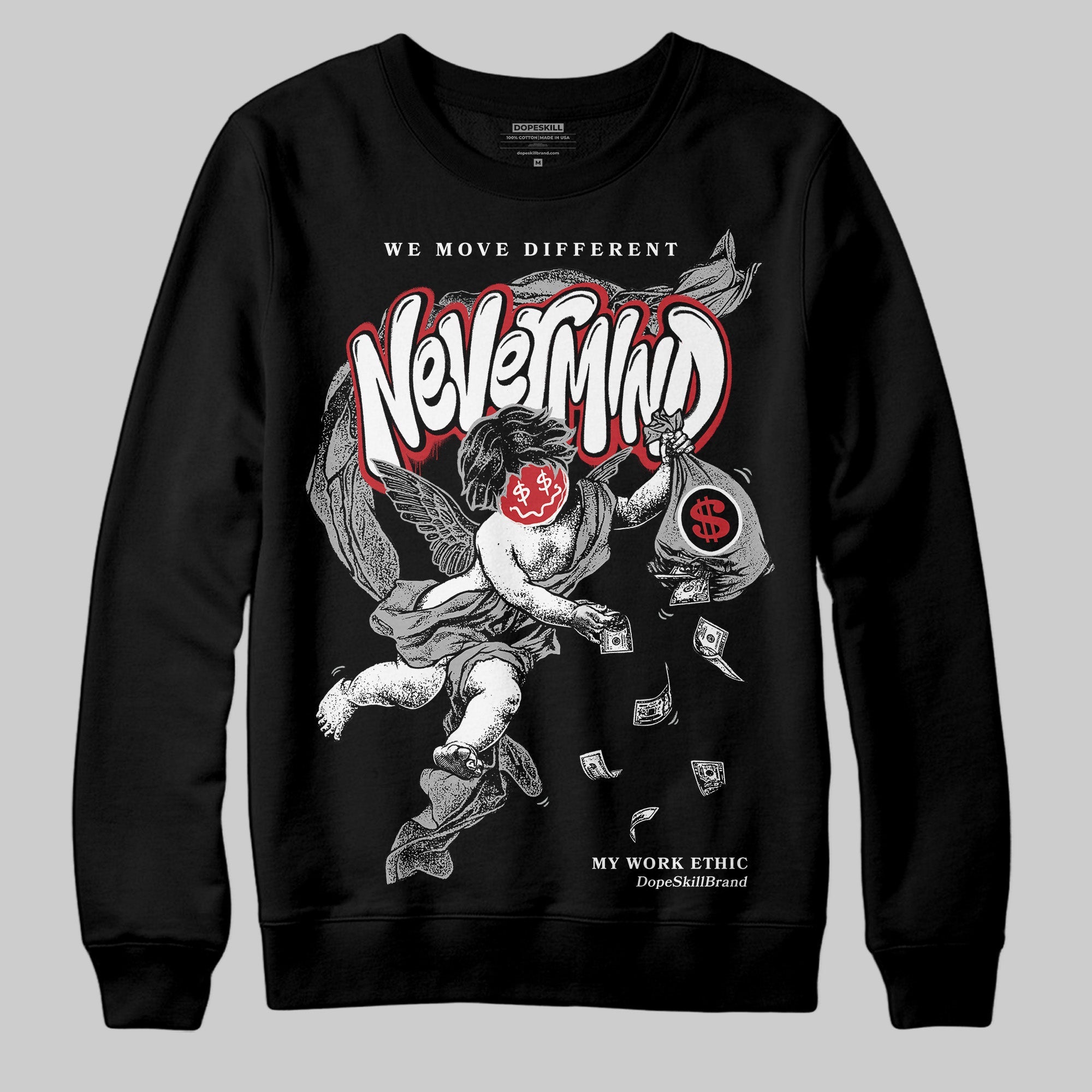 Bred Velvet 11s superstreetwear Sweatshirt Nevermind Graphic