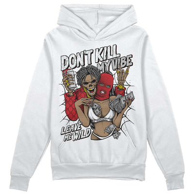 Red Taxi 12s DopeSkill Hoodie Sweatshirt Don't Kill My Vibe Graphic