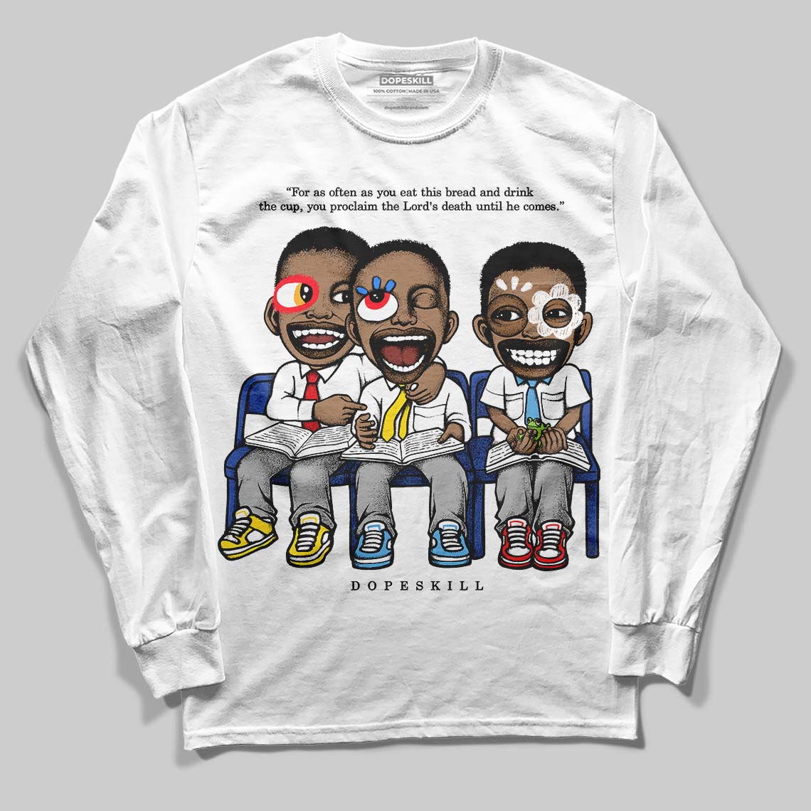 Dunk Panda White Black superstreetwear Long Sleeve T-Shirt First Sunday Graphic