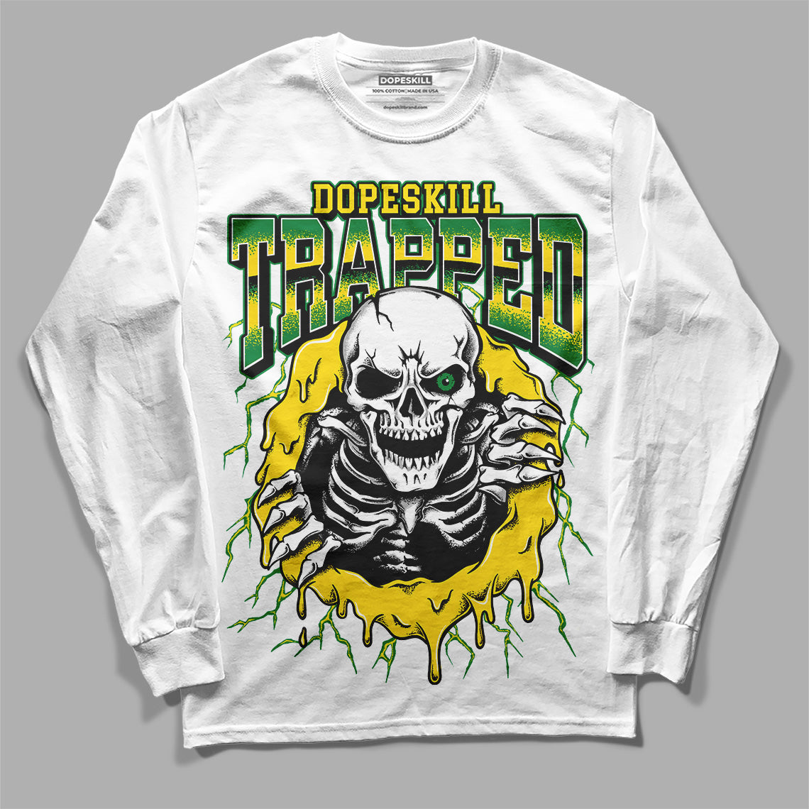 Dunk Low Reverse Brazil superstreetwear Long Sleeve T-Shirt Trapped Halloween Graphic