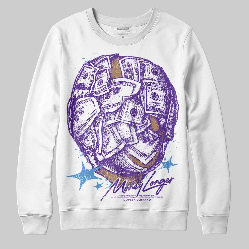 PURPLE Collection superstreetwear Sweatshirt Money Longer Graphic
