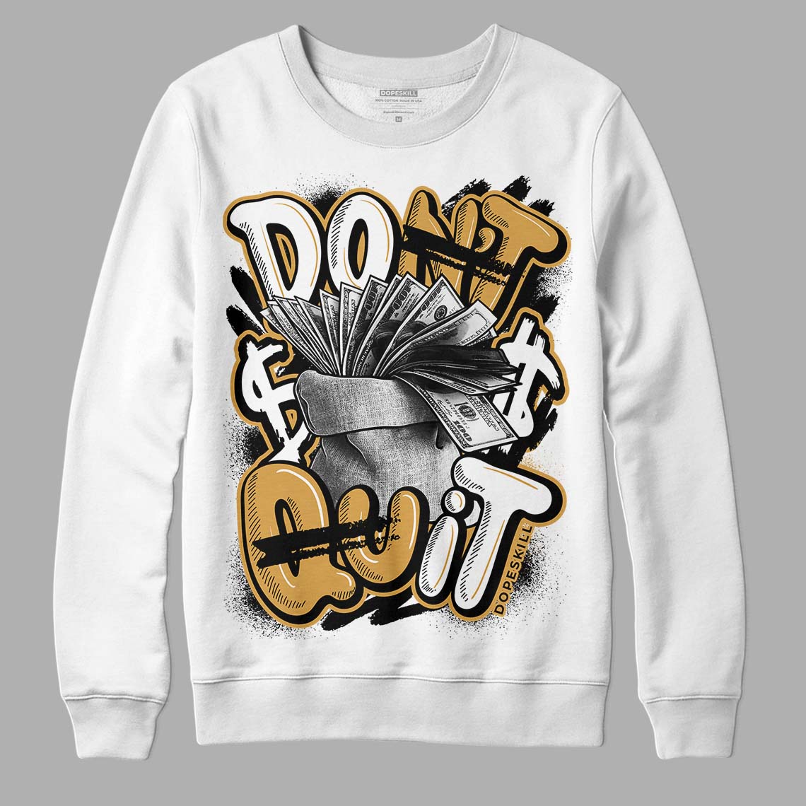 Gratitude 11s superstreetwear Sweatshirt Don't Quit Graphic