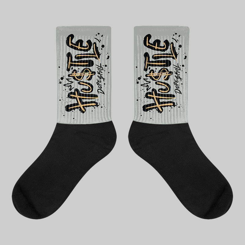 1906R a??White Golda?? superstreetwear Sublimated Socks Hustle  Graphic