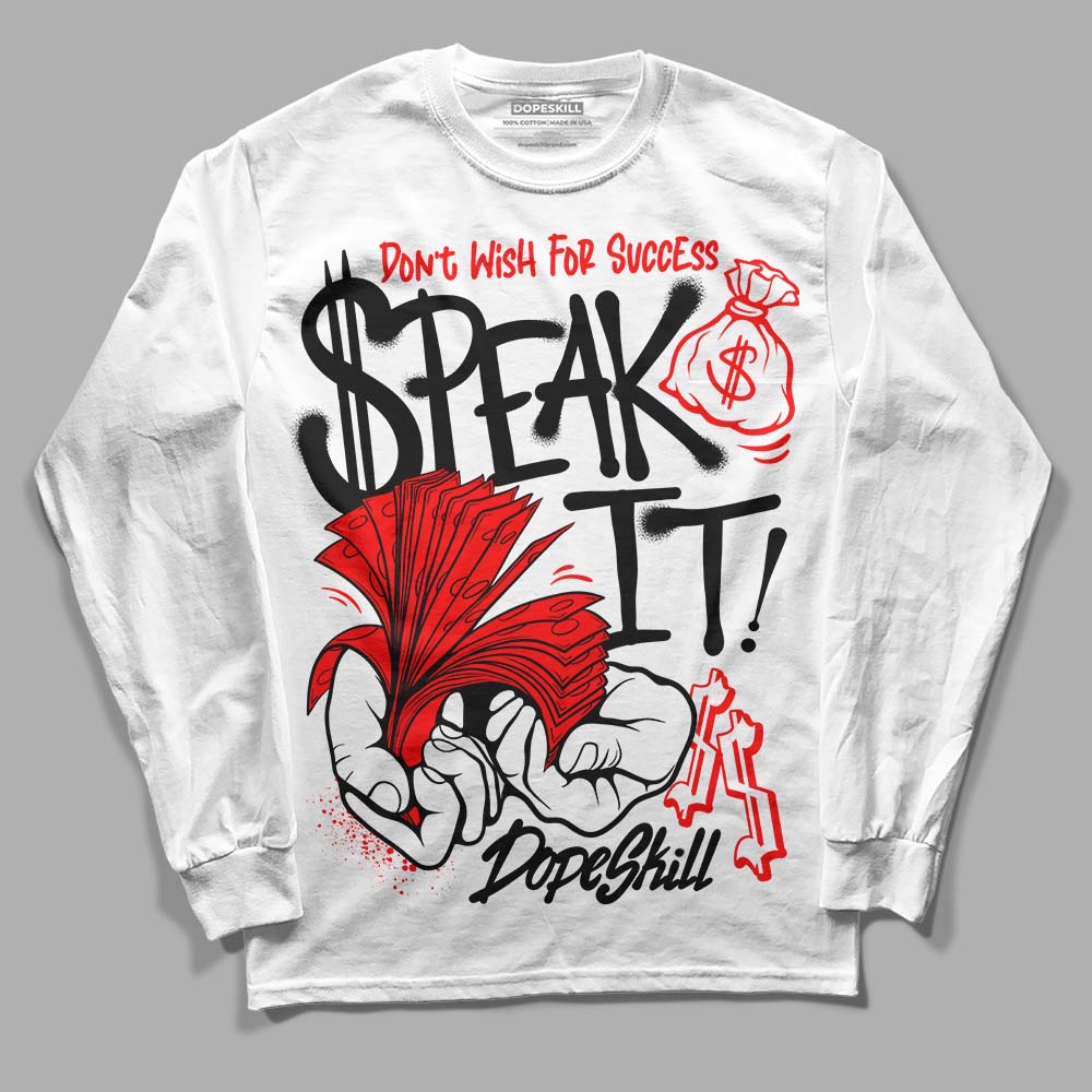 Black and White Collection superstreetwear Long Sleeve T-Shirt Speak It Graphic