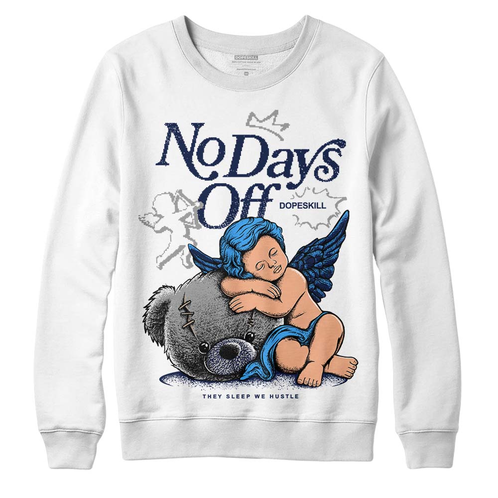 AJ Spizike White Obsidian superstreetwear Sweatshirt New No Days Off Graphic