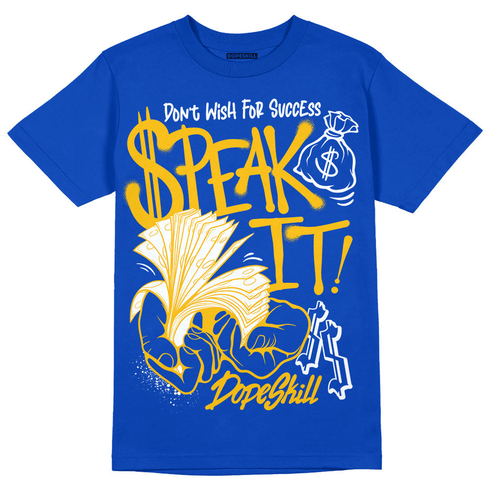 Royal Blue Collection superstreetwear Royal Blue T-shirt Speak It Graphic