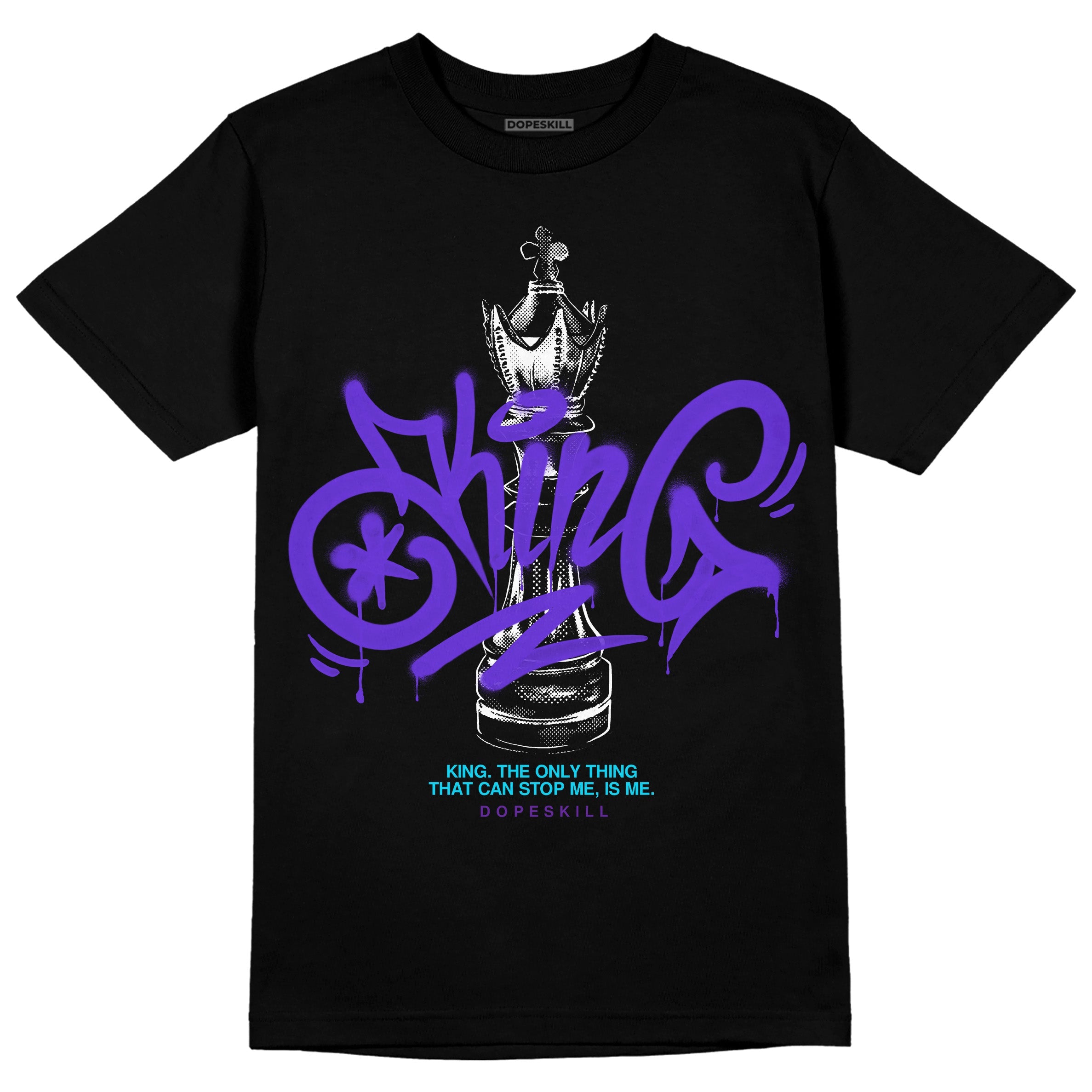 Aqua 6s superstreetwear T-Shirt King Chess Graphic