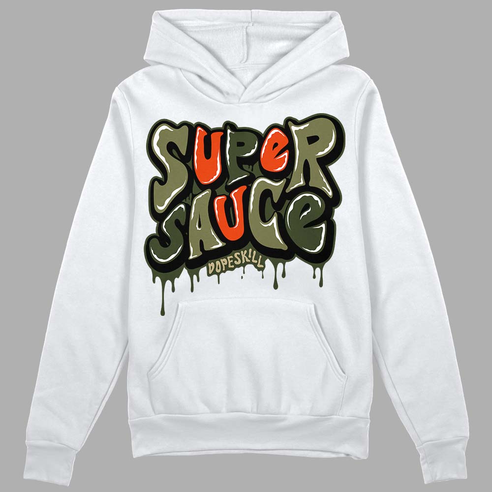 Olive Collection superstreetwear Hoodie Sweatshirt Super Sauce Graphic