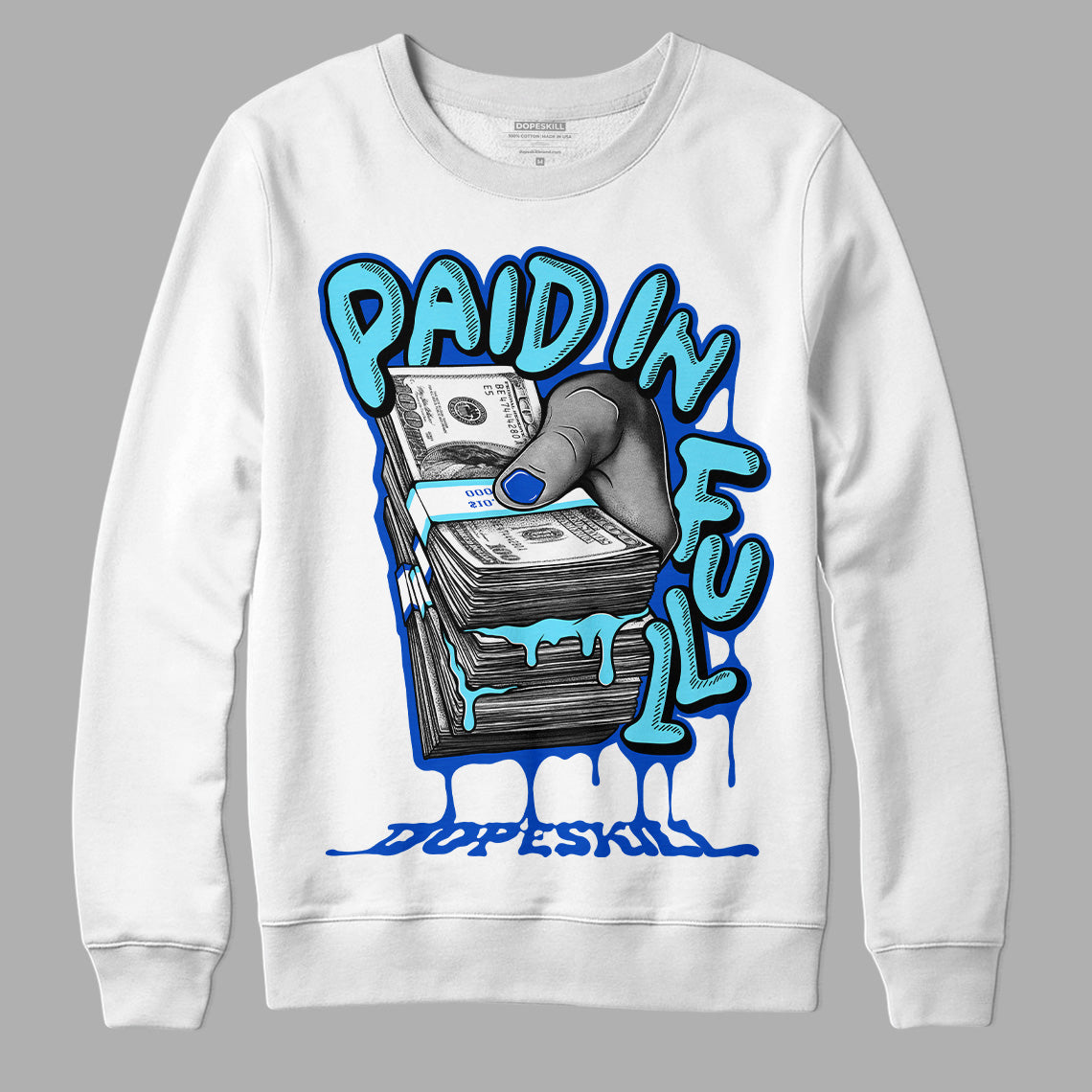 SB Dunk Argon superstreetwear Sweatshirt Paid In Full Graphic