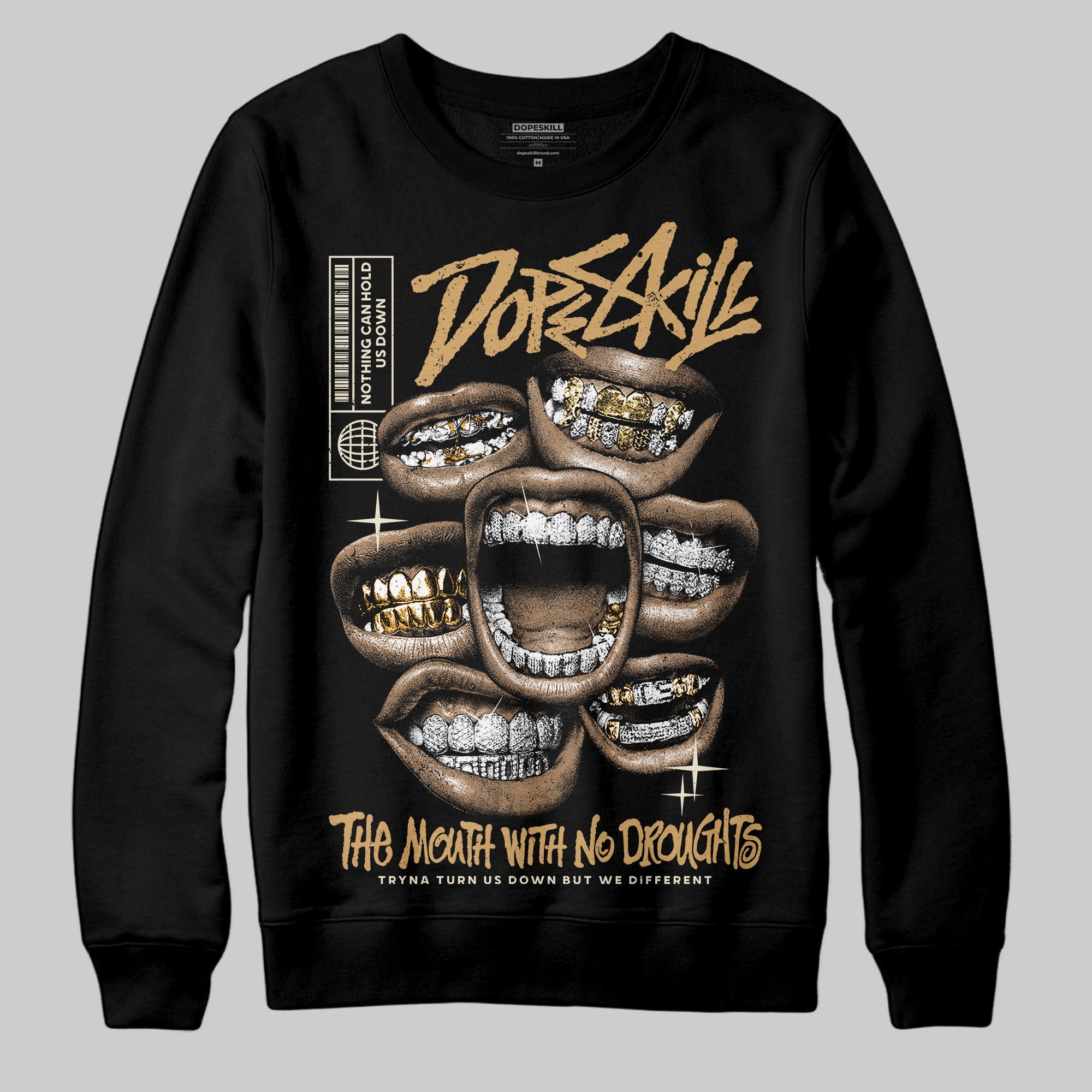 Earth 5s superstreetwear Sweatshirt The Mouth With No Droughts Graphic