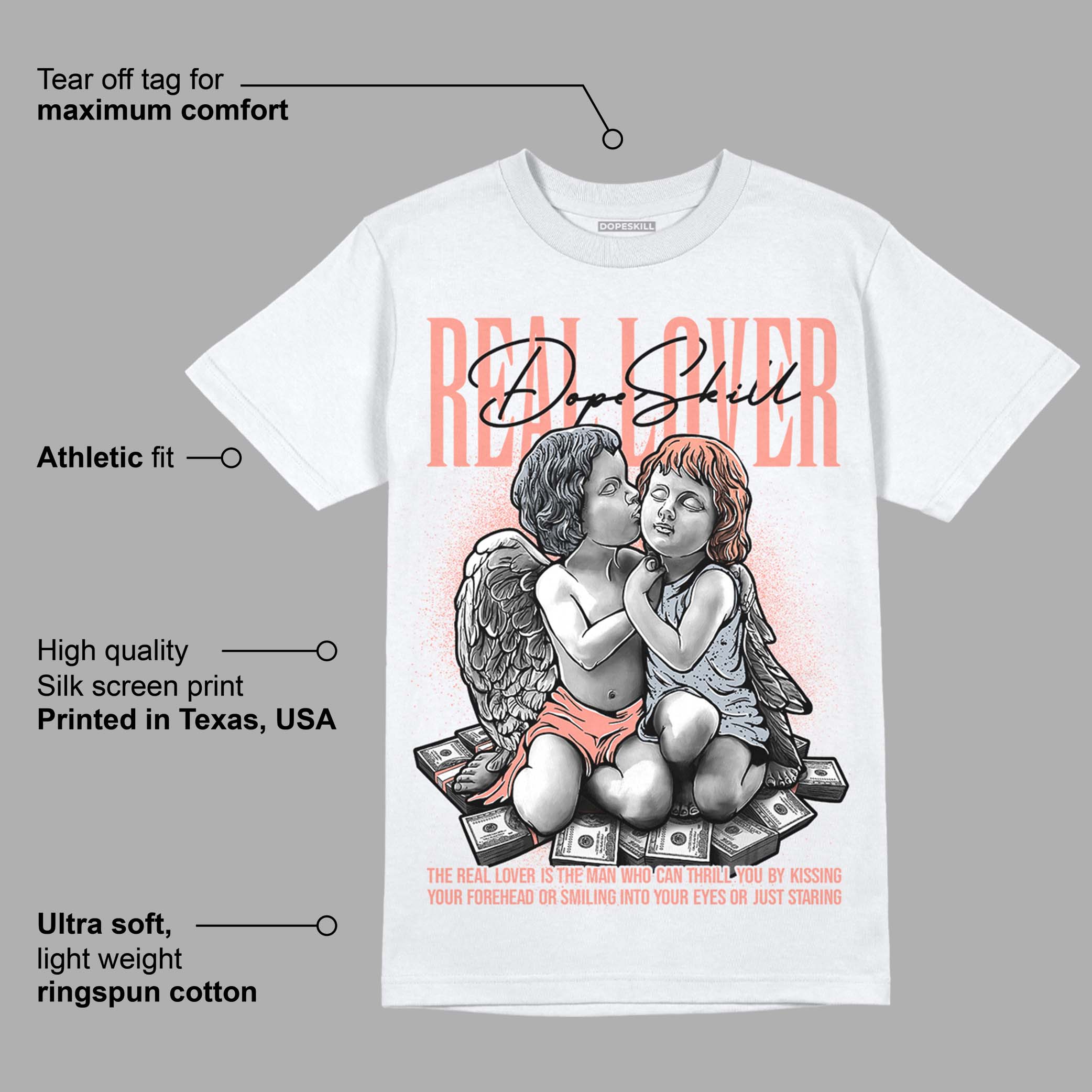 Crimson Bliss 5s superstreetwear T-Shirt Real Lover Graphic
