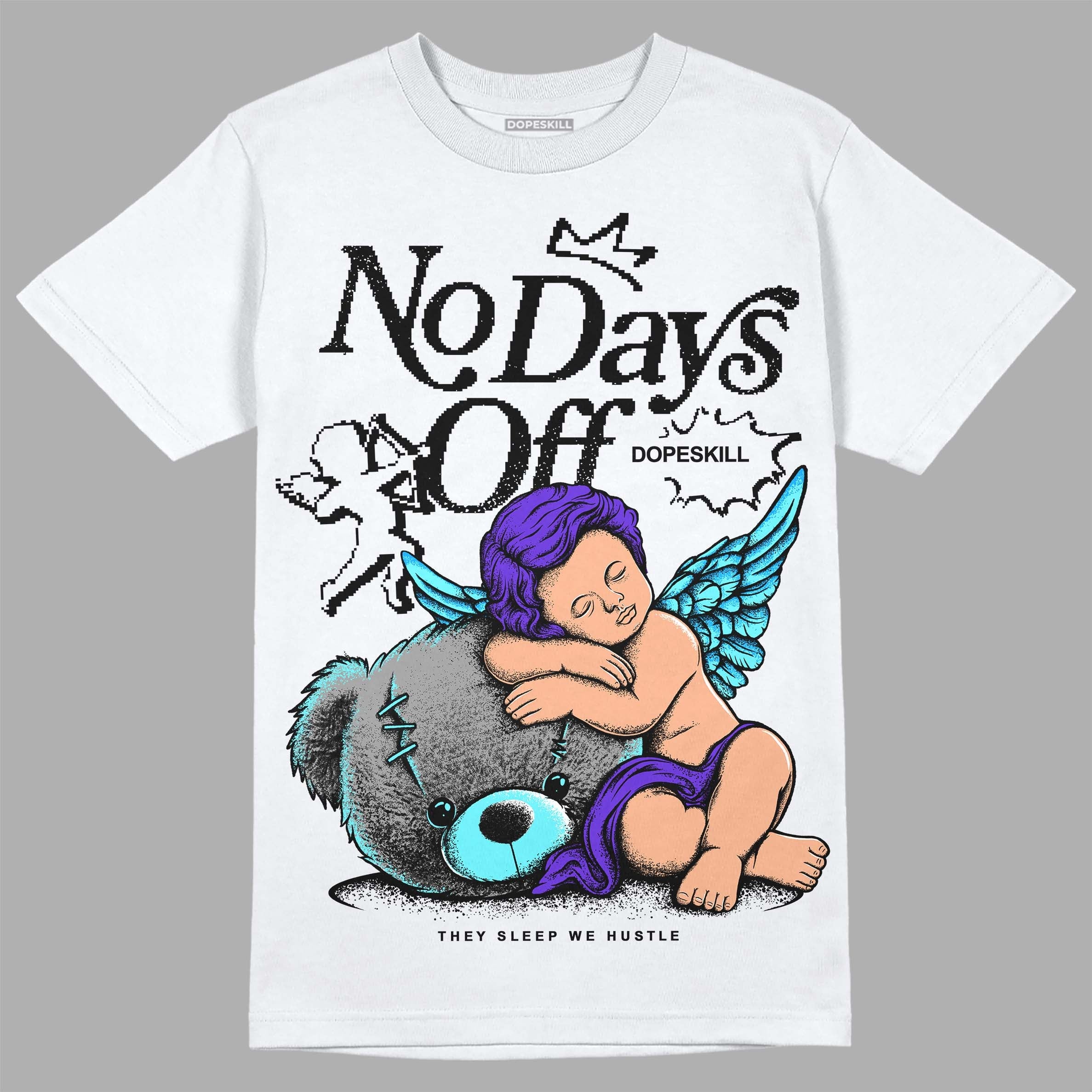 Aqua 6s superstreetwear T-Shirt New No Days Off Graphic
