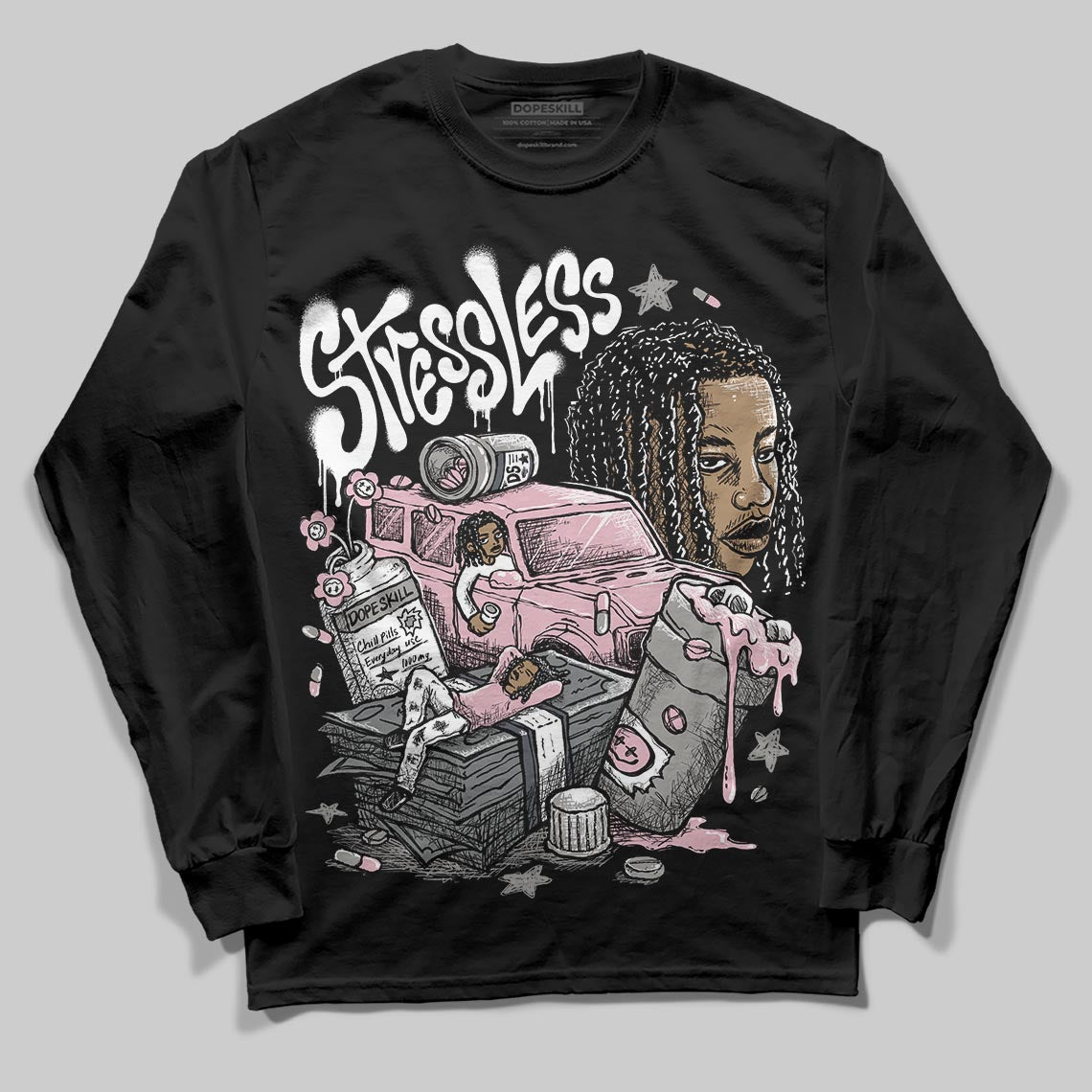 Max 95 OG a??Pink Foama?? superstreetwear Long Sleeve T-Shirt Stressless Graphic
