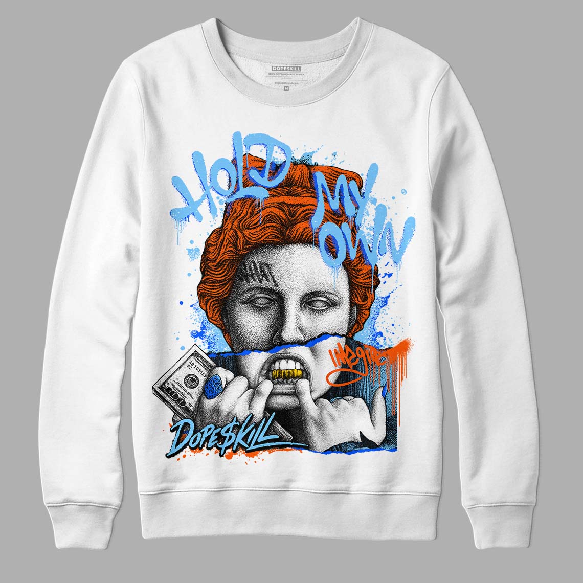 Dunk Low Futura University Blue superstreetwear Sweatshirt Hold My Own Graphic