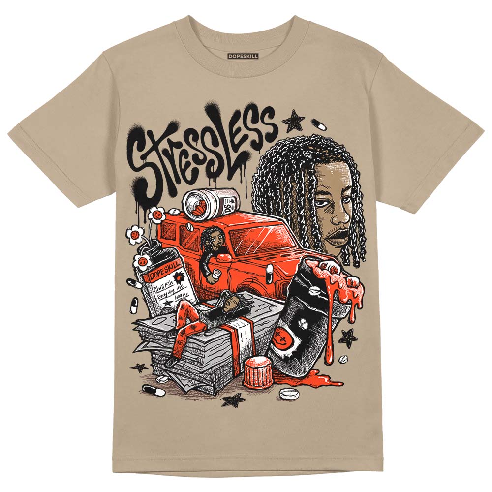 Latte 1s superstreetwear Medium Brown T-shirt Stressless Graphic