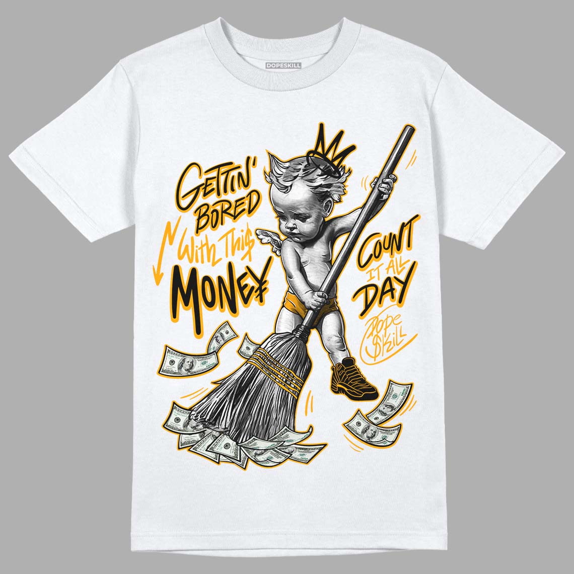 Black Taxi 12s superstreetwear T-Shirt Gettin Bored With This Money Graphic
