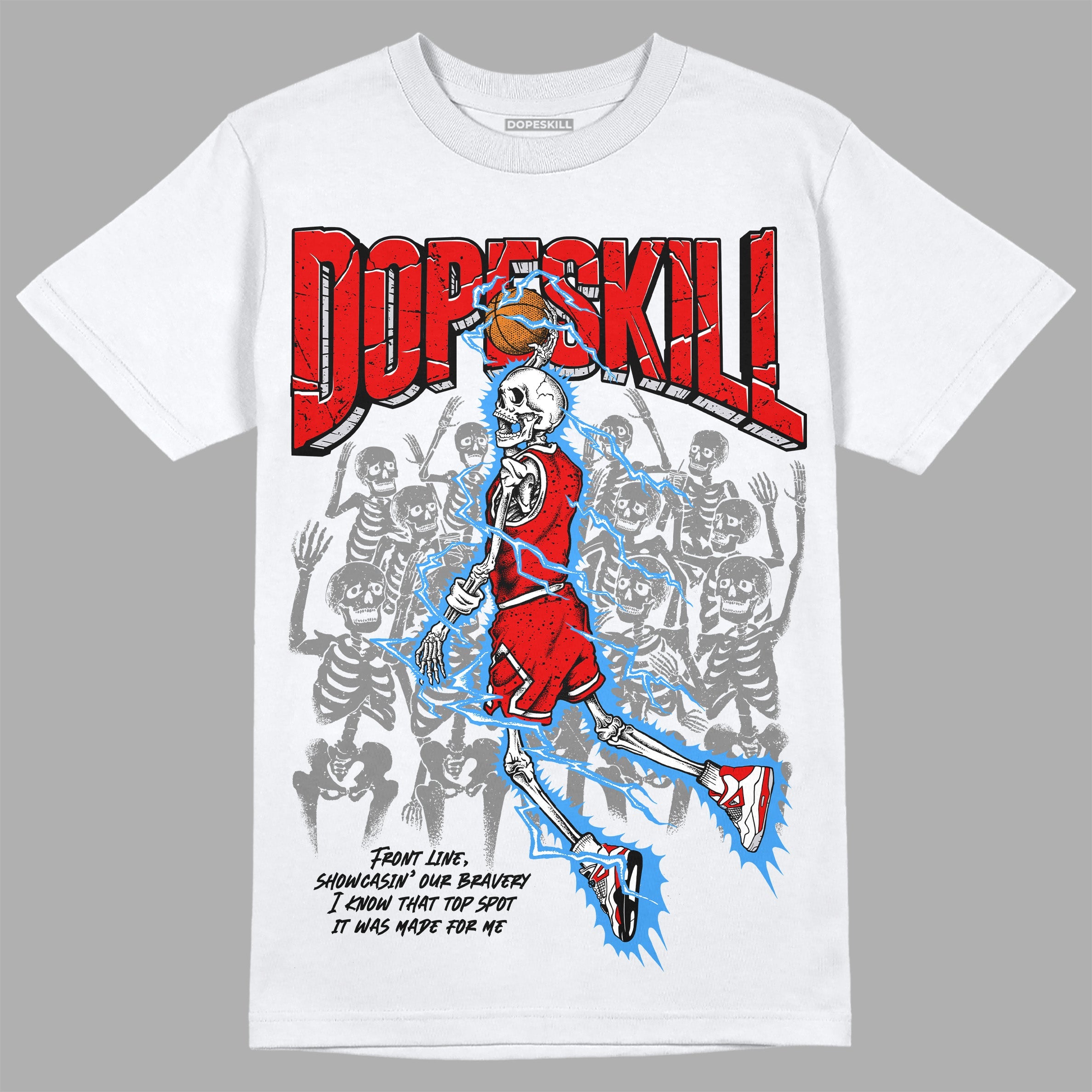 Red Cement 4S superstreetwear T-Shirt Thunder Dunk Graphic