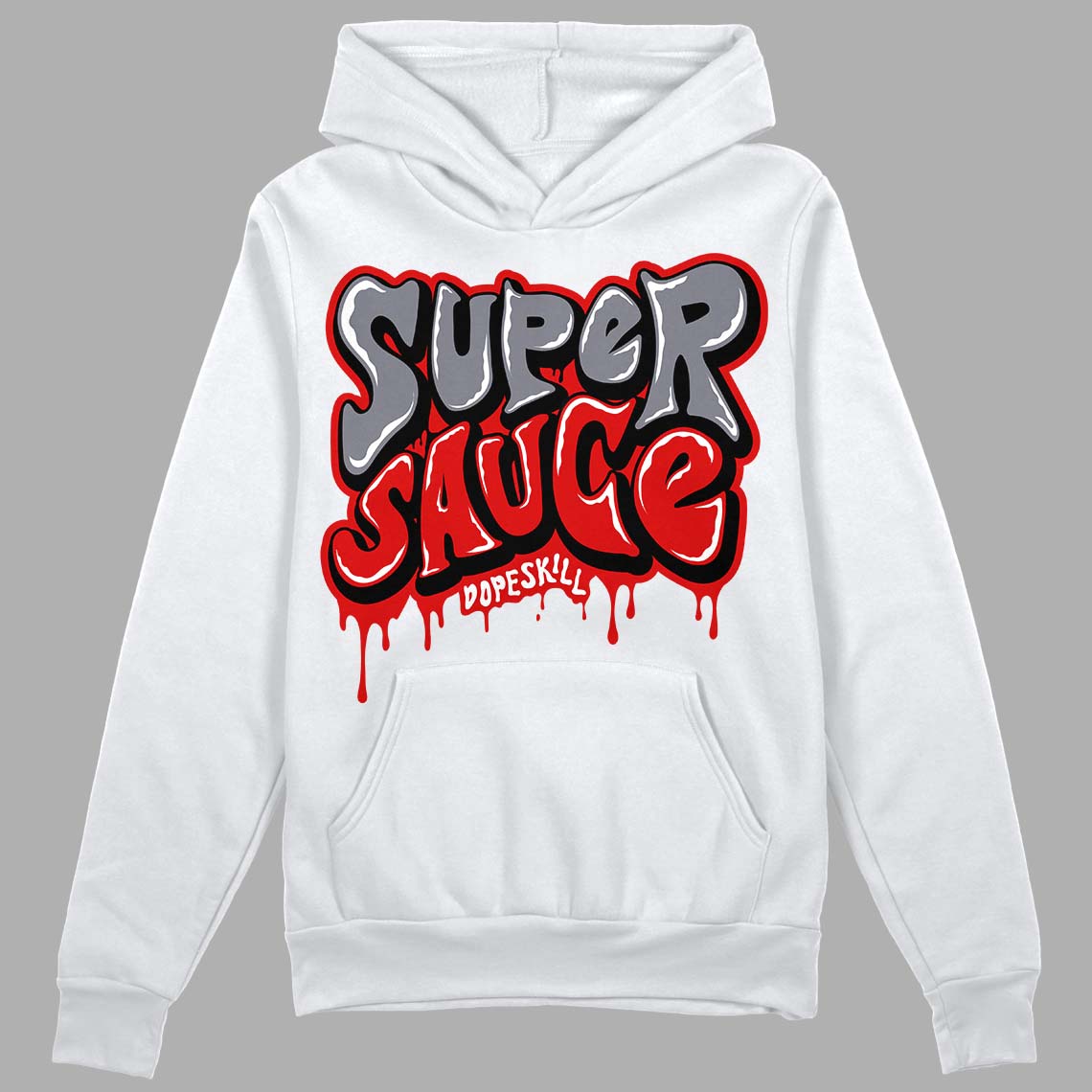 Gym Red 9s superstreetwear Hoodie Sweatshirt Super Sauce Graphic