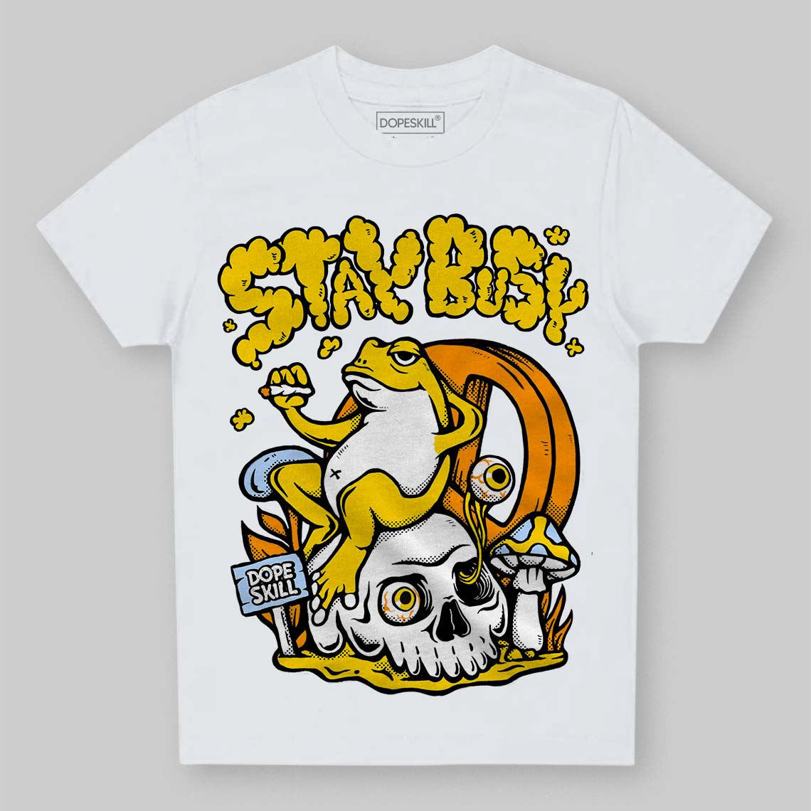 Yellow Ochre 6s superstreetwear Toddler Kids T-shirt Stay Busy Graphic