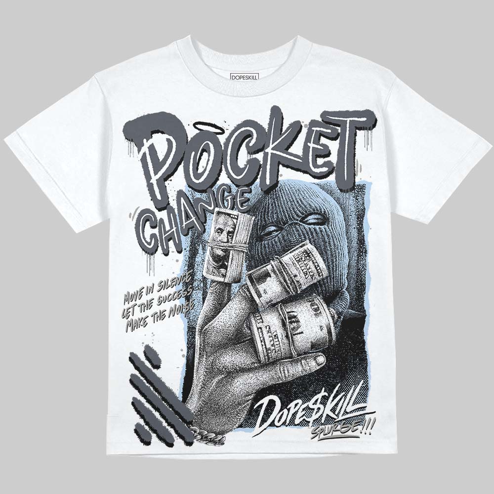 Cool Grey 11s superstreetwear Oversize Print T-Shirt Pocket Change Graphic