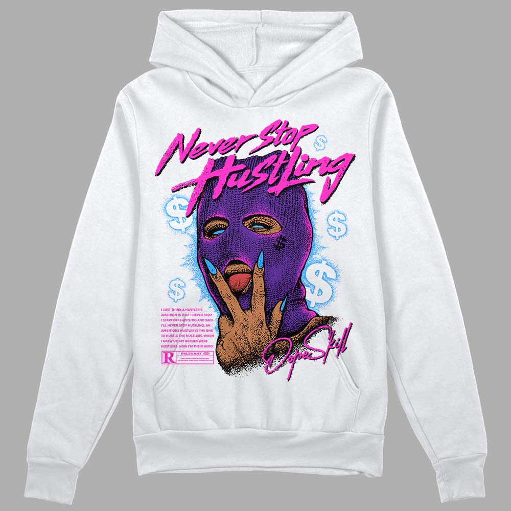 PURPLE Collection superstreetwear Hoodie Sweatshirt Never Stop Hustling Graphic
