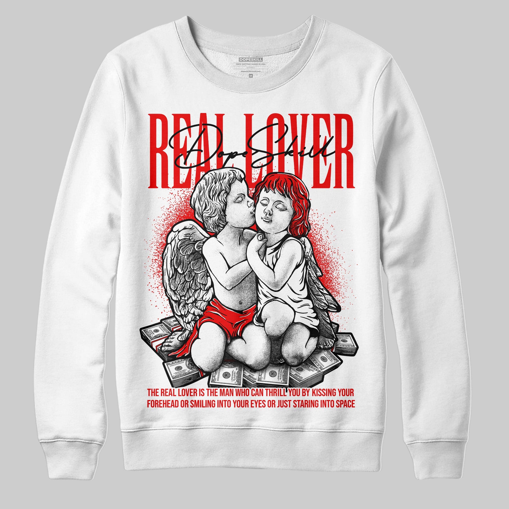 Cherry 11s superstreetwear Sweatshirt Real Lover Graphic