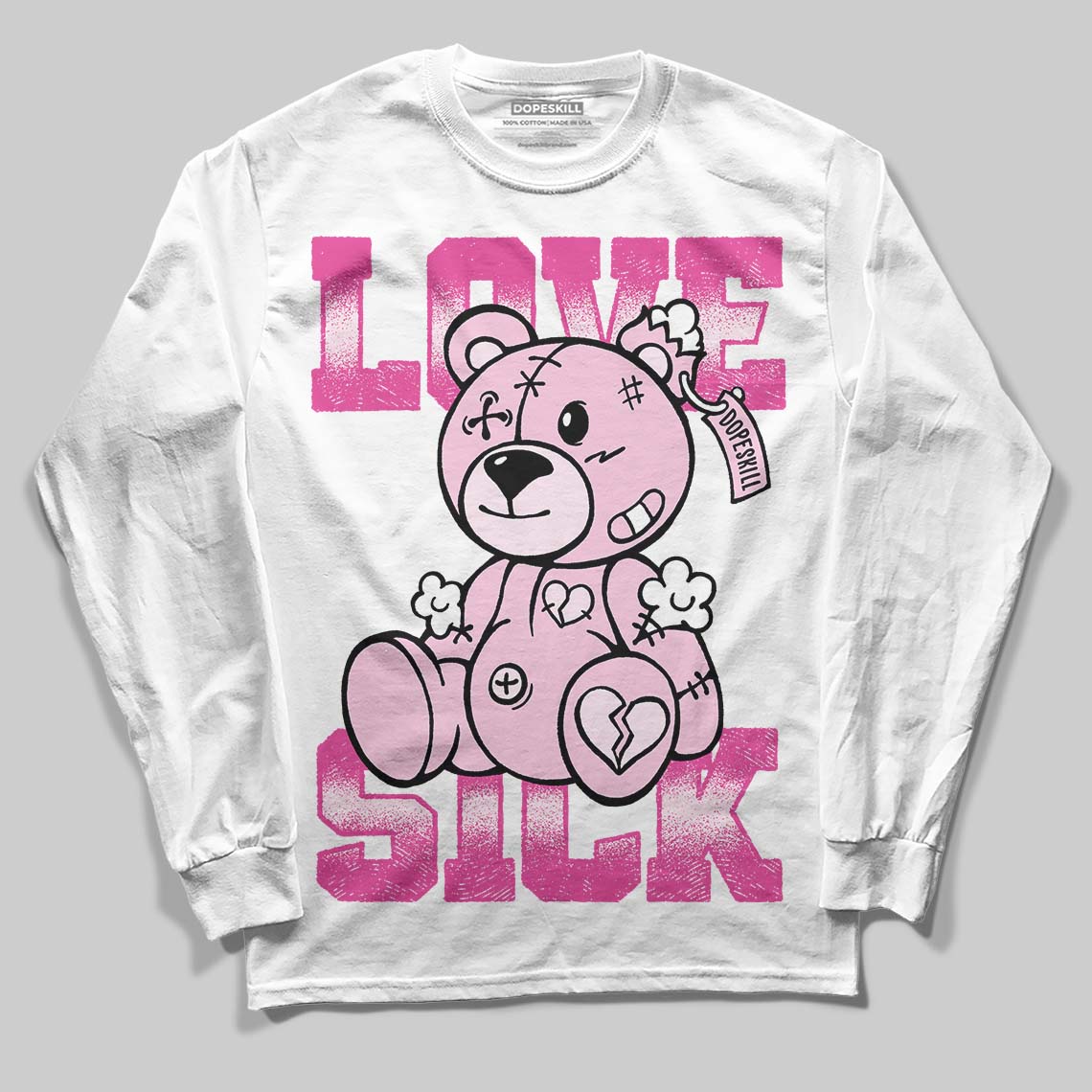 Triple Pink Dunk superstreetwear Long Sleeve T-Shirt Love Sick Graphic