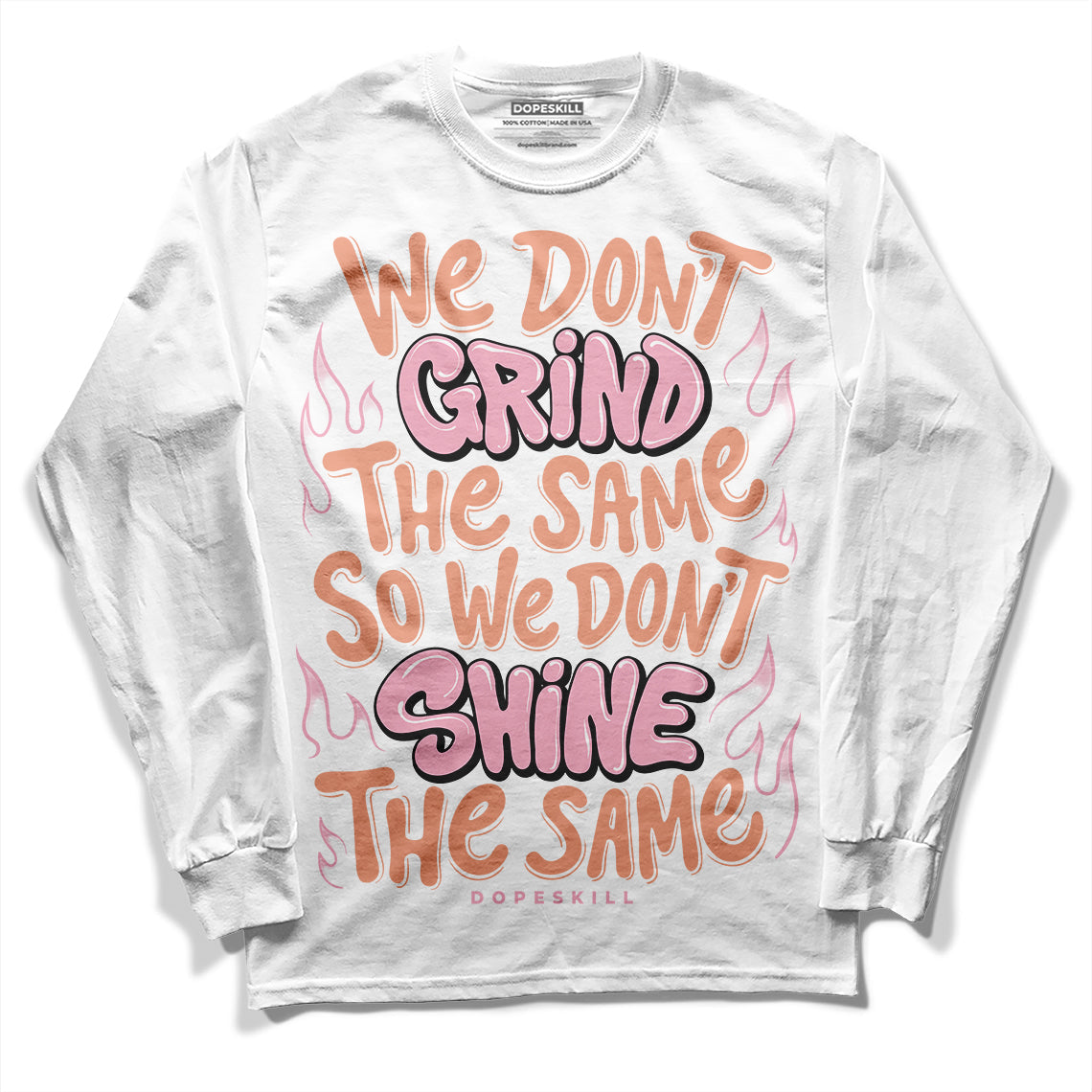 Legend Pink 11s superstreetwear Long Sleeve T-Shirt Grind Shine Graphic