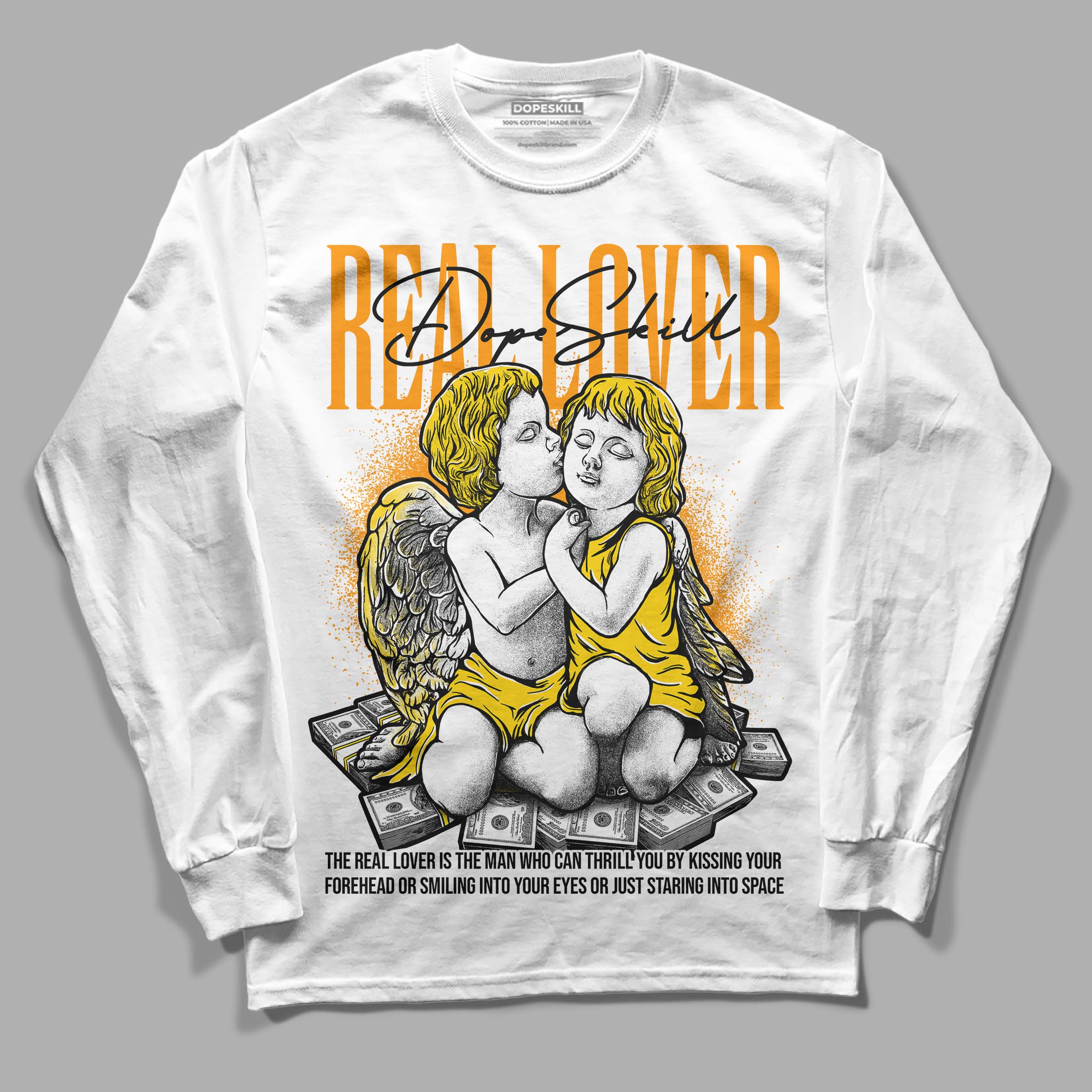 Yellow Ochre 6s superstreetwear Long Sleeve T-Shirt Real Lover Graphic