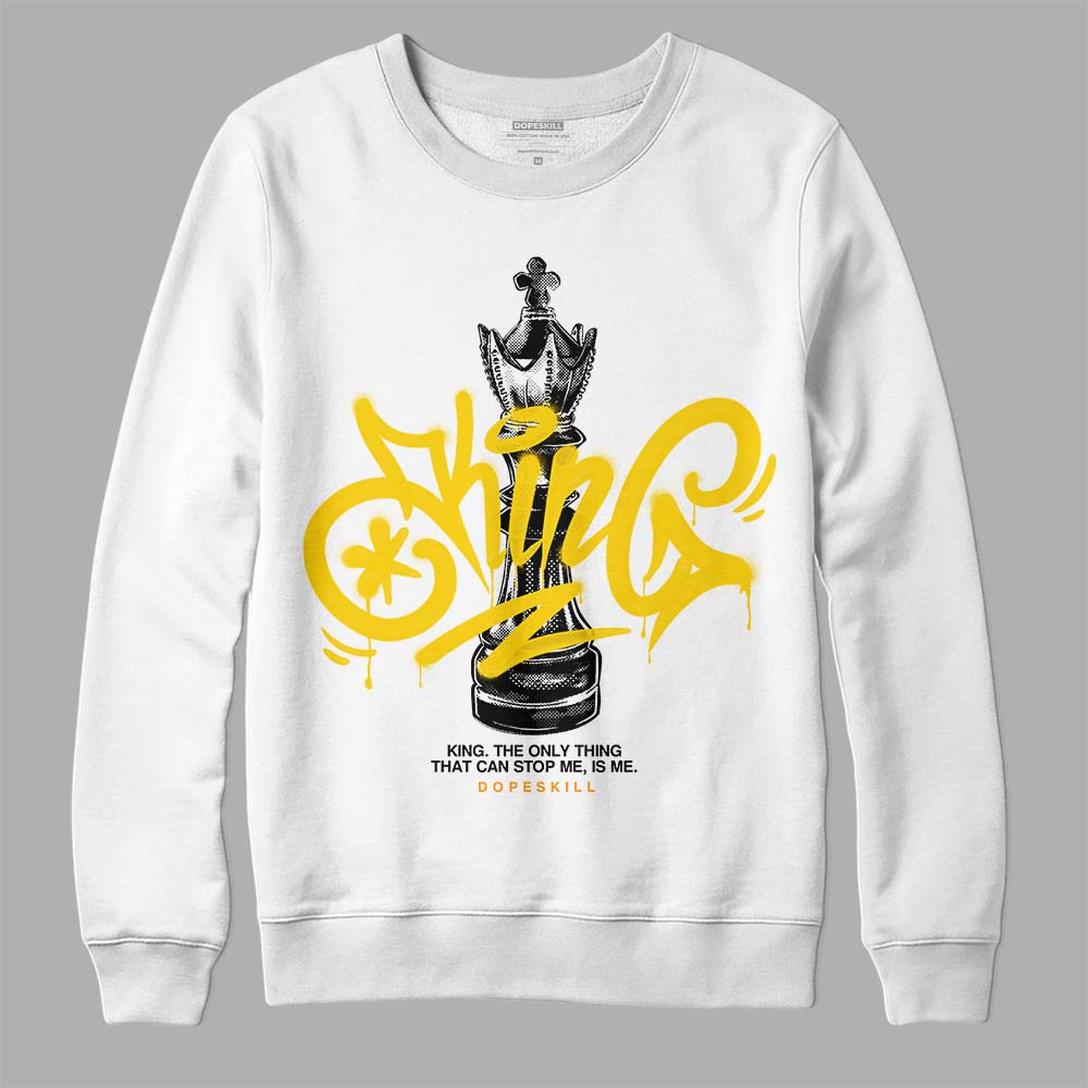 Yellow Ochre 6s superstreetwear Sweatshirt King Chess Graphic
