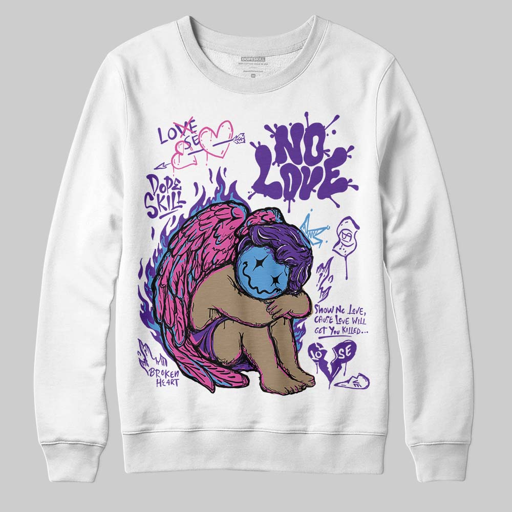 PURPLE Collection superstreetwear Sweatshirt No Love Graphic