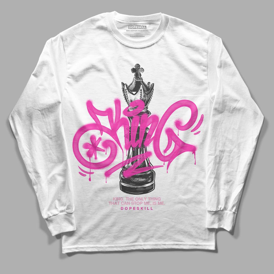 Triple Pink Dunk Low superstreetwear Long Sleeve T-Shirt King Chess Graphic