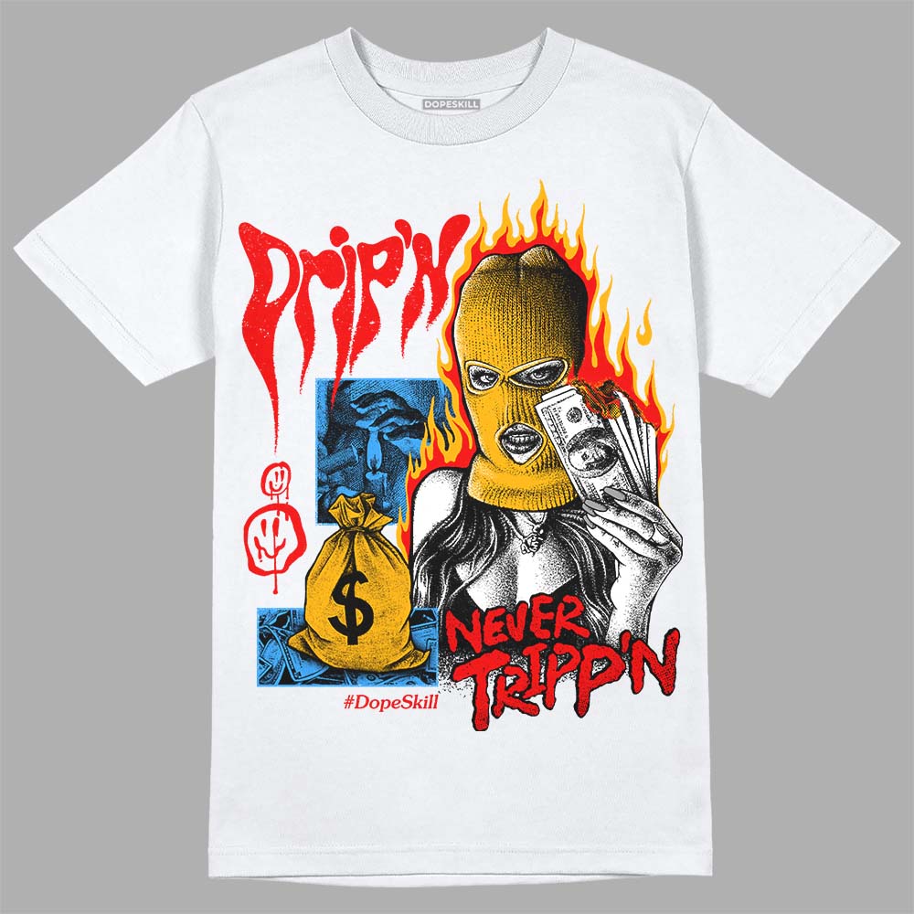 Red Collection superstreetwear T-Shirt Drip'n Never Tripp'n Graphic