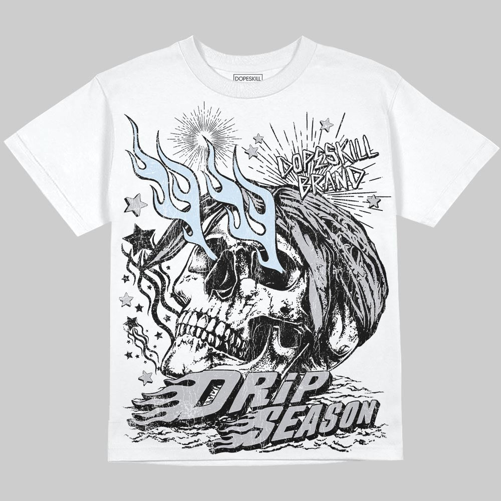 Cement Grey 11s superstreetwear Oversize Print T-Shirt Drip Season Graphic