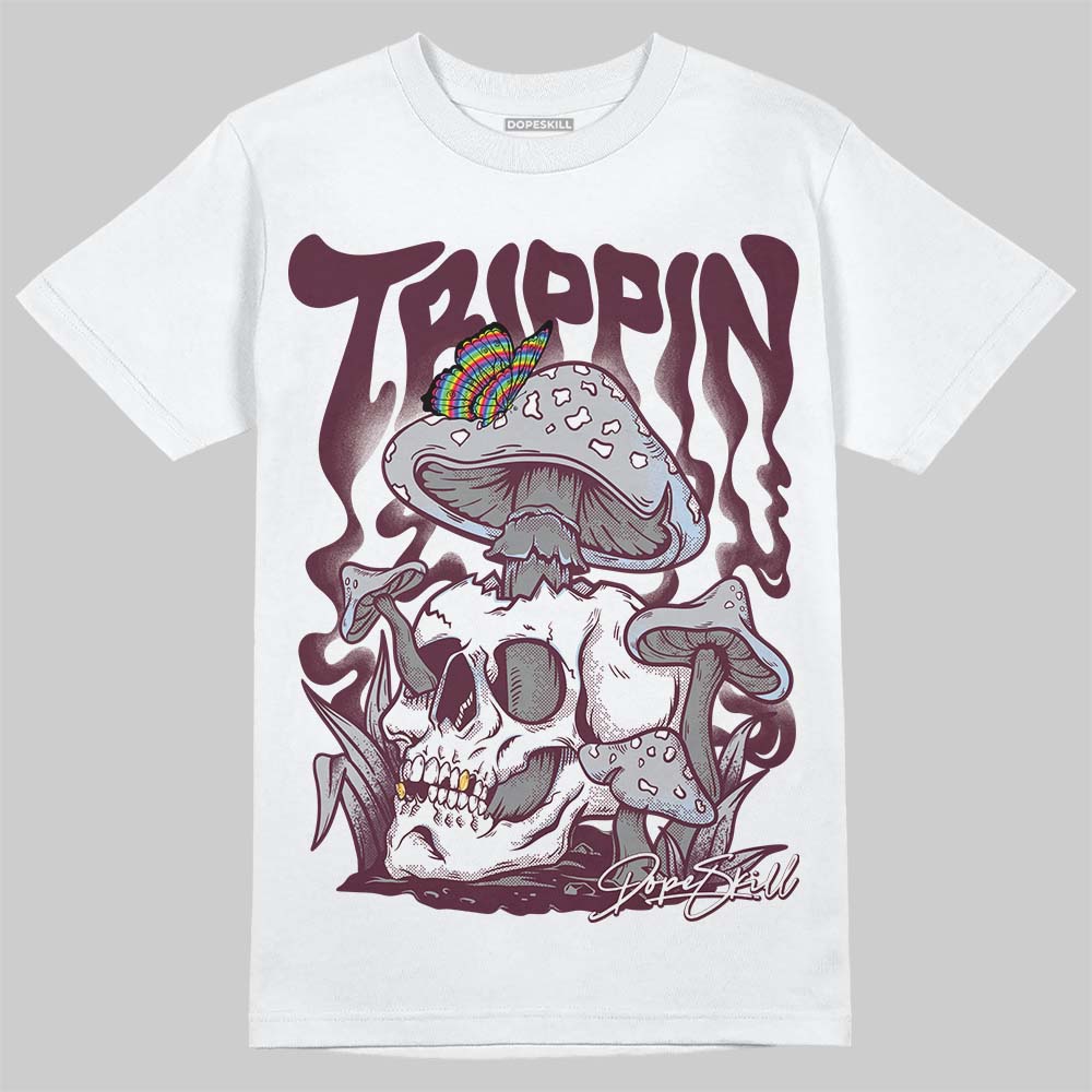 Burgundy 5s superstreetwear T-Shirt Trippin Graphic