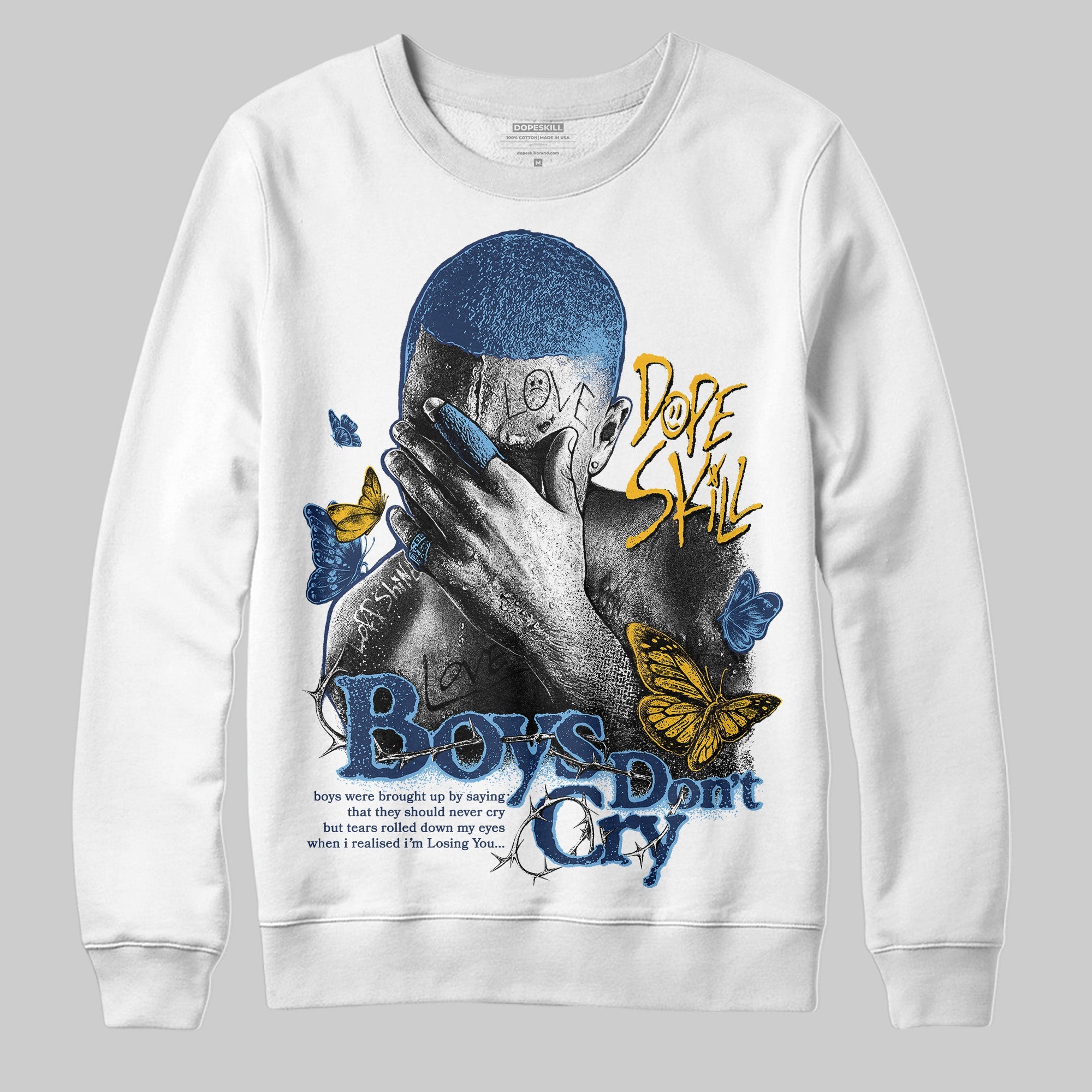 Retro Dunk From Above 4s superstreetwear Sweatshirt Boys Don't Cry Graphic