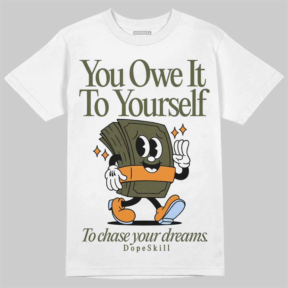 Olive 5s superstreetwear T-Shirt Owe It To Yourself Graphic