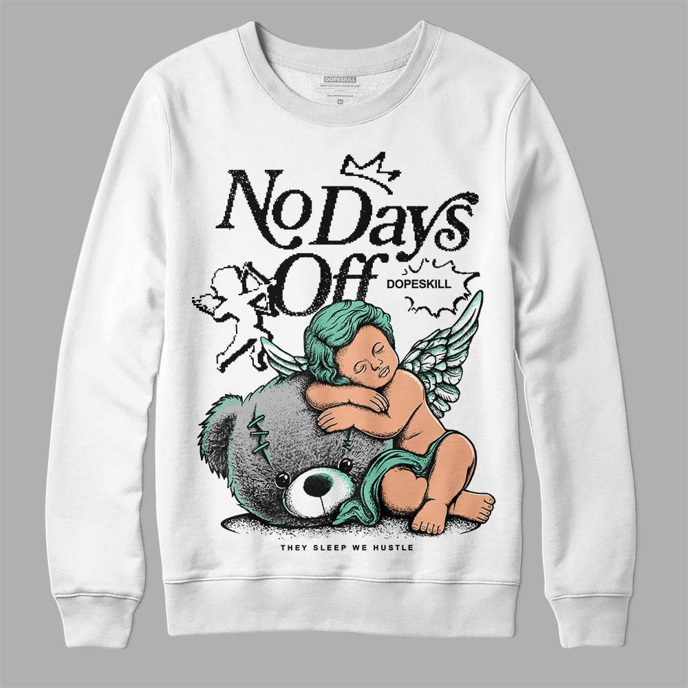 Green Glow 3s superstreetwear Sweatshirt New No Days Off Graphic