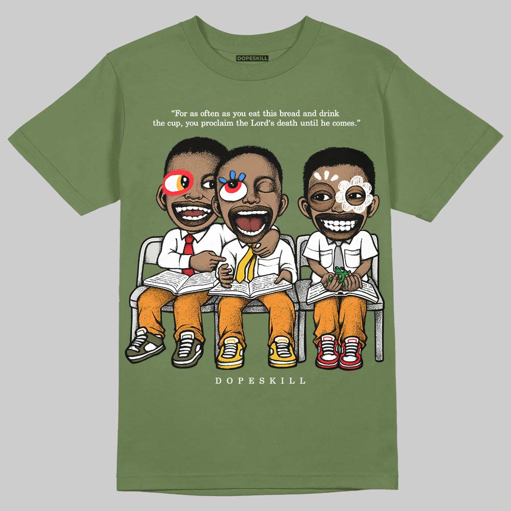 Olive 5s superstreetwear T-Shirt First Sunday Graphic