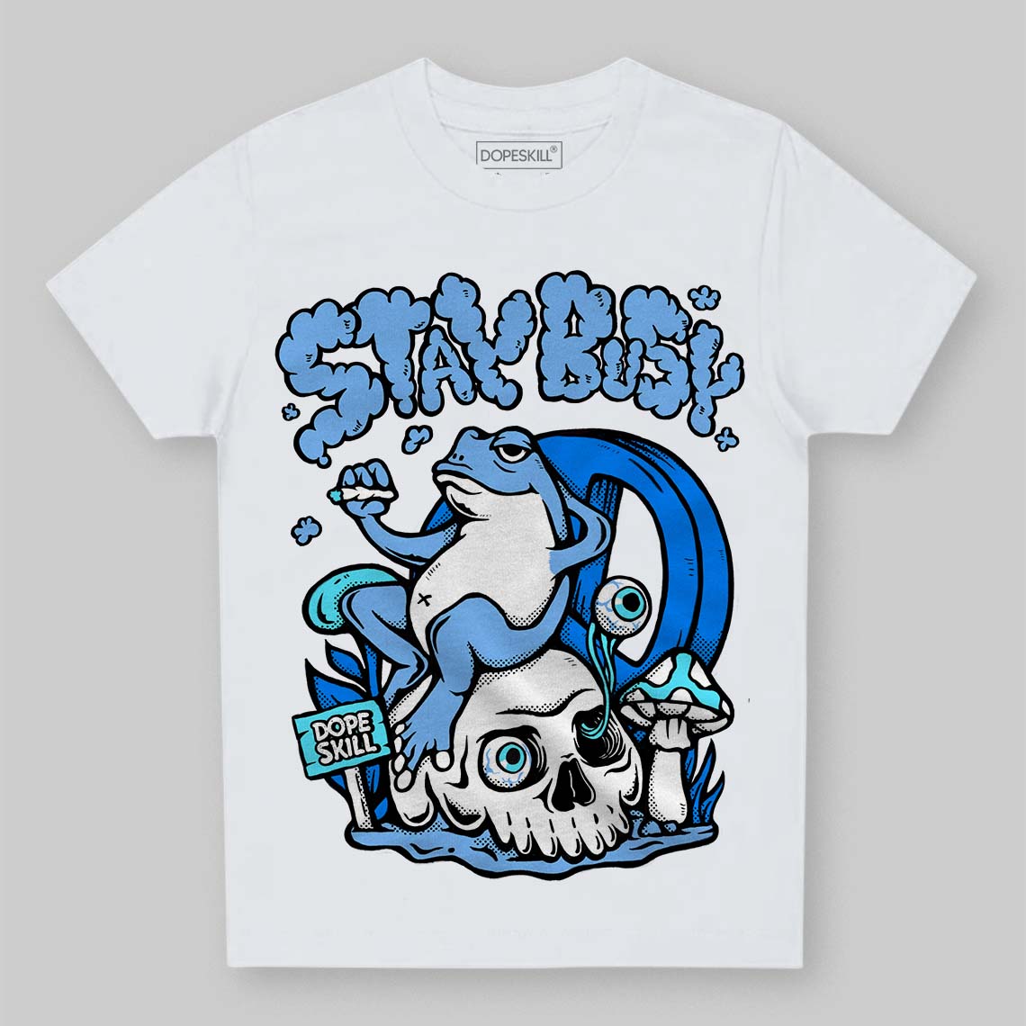 Powder Blue 9s superstreetwear Toddler Kids T-shirt Stay Busy Graphic