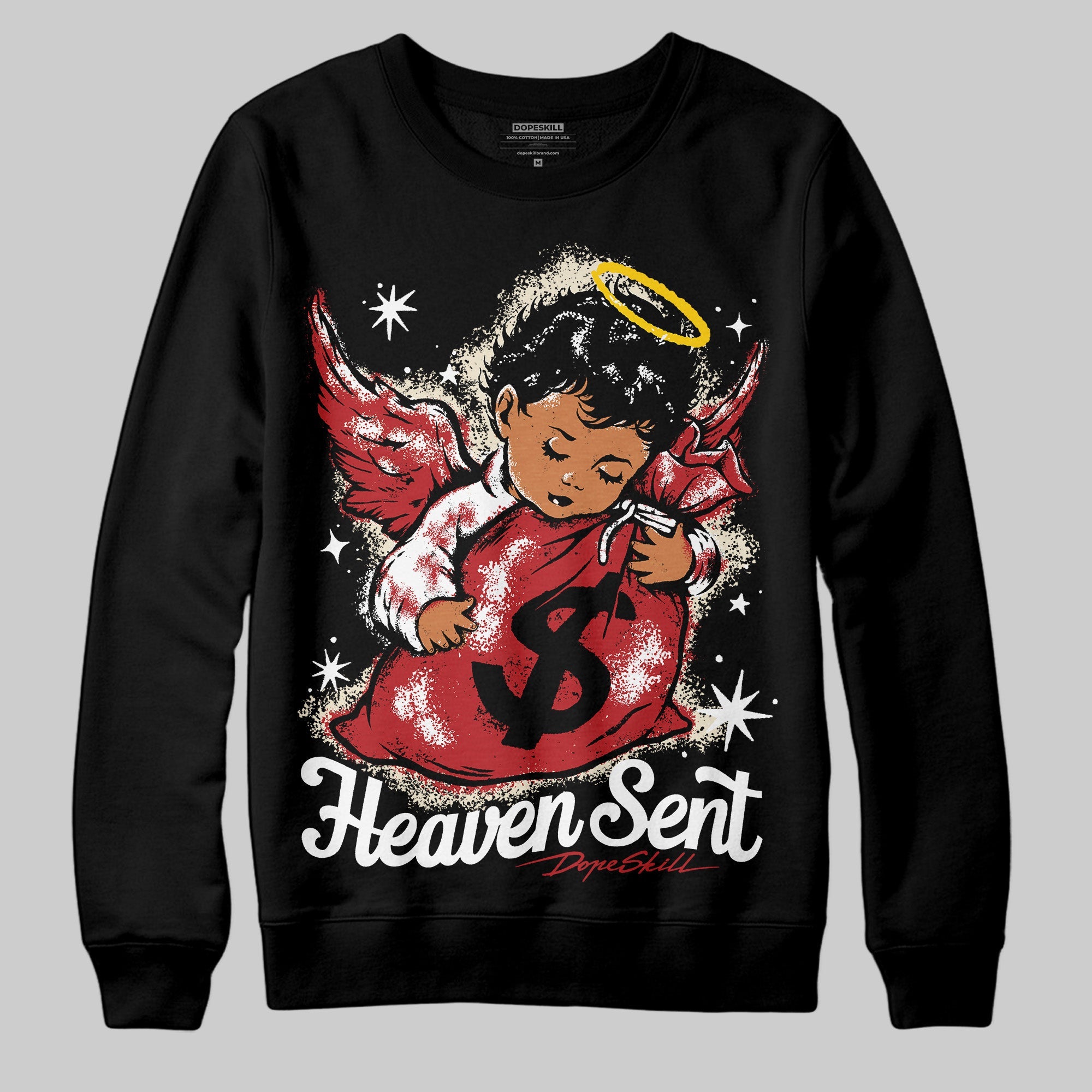 Black Toe Reimagined 1s superstreetwear Sweatshirt Heaven Sent Graphic