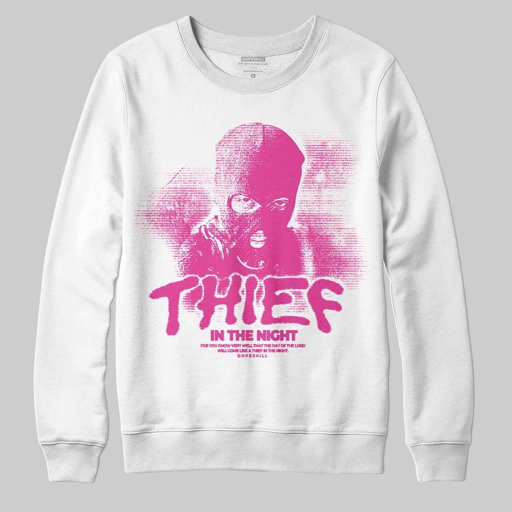 Pink Collection superstreetwear Sweatshirt Thief In The Night Graphic