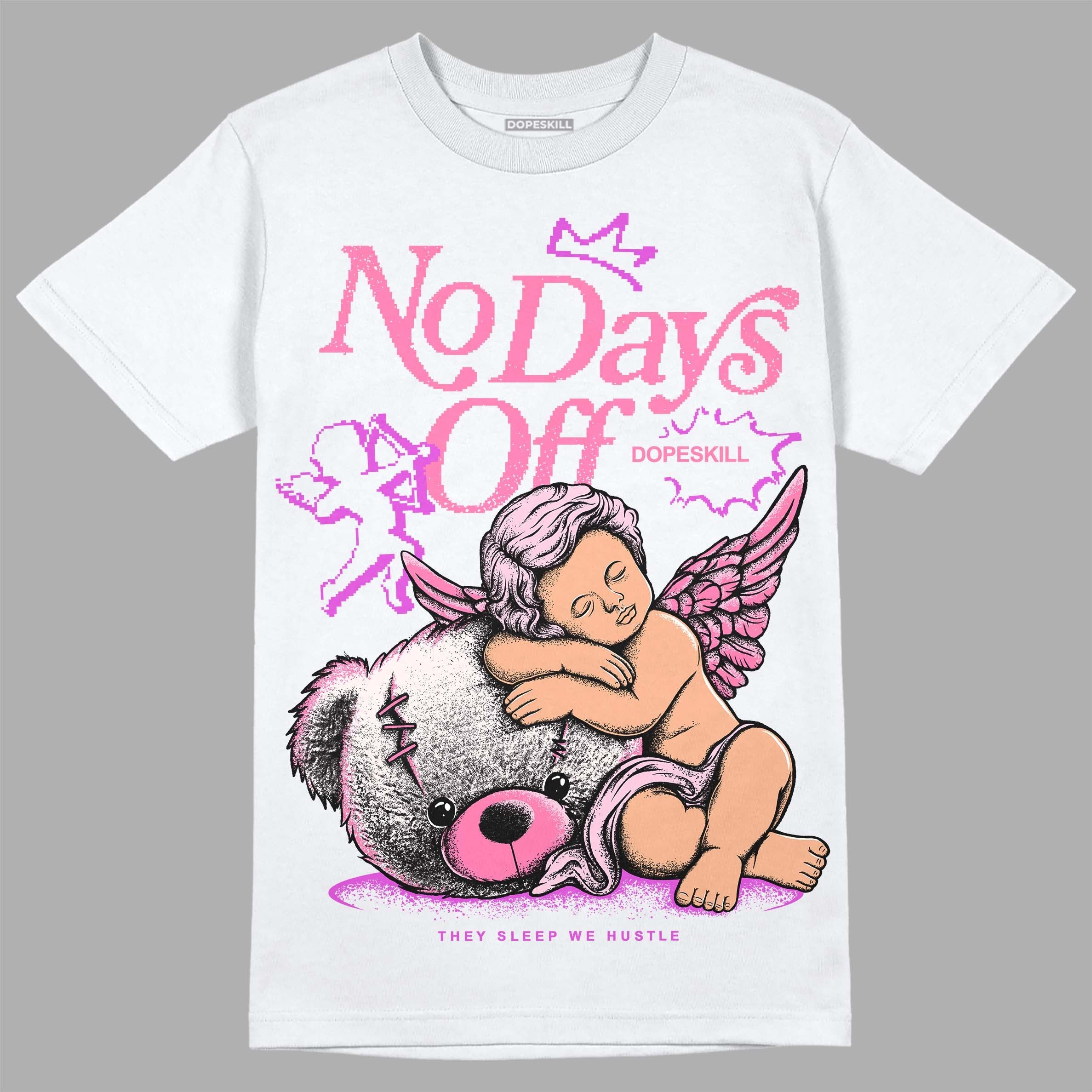 Dunk Low Pink Foam superstreetwear T-Shirt New No Days Off Graphic
