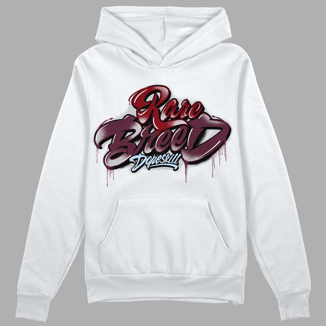 Burgundy 5s superstreetwear Hoodie Sweatshirt Rare Breed Type Graphic