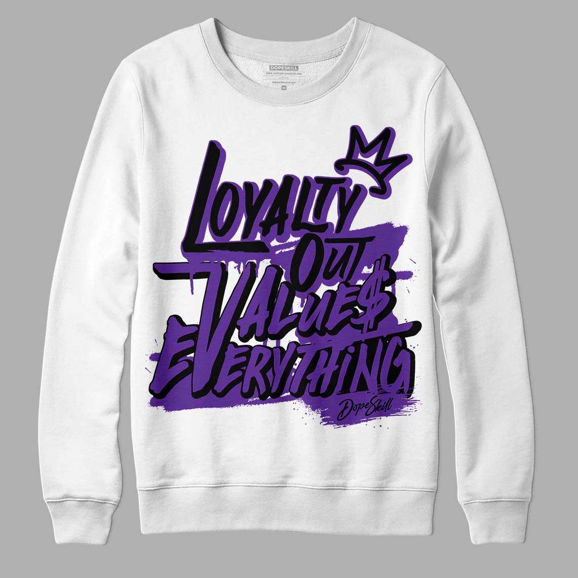 PURPLE Collection superstreetwear Sweatshirt LOVE Graphic