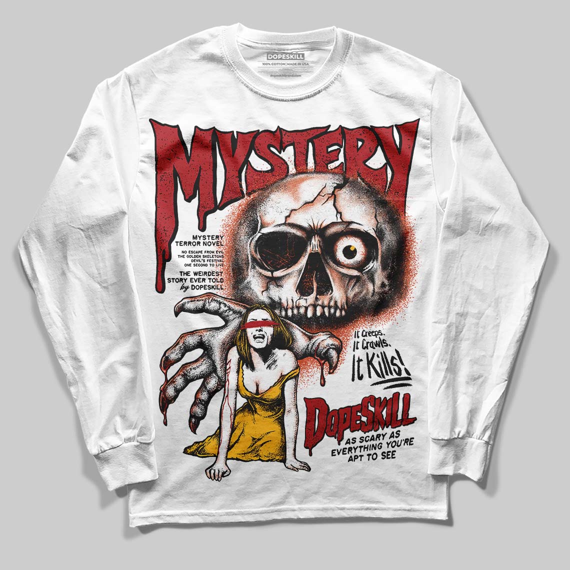 Brick By Brick 4s superstreetwear Long Sleeve T-Shirt Mystery Ghostly Grasp Graphic