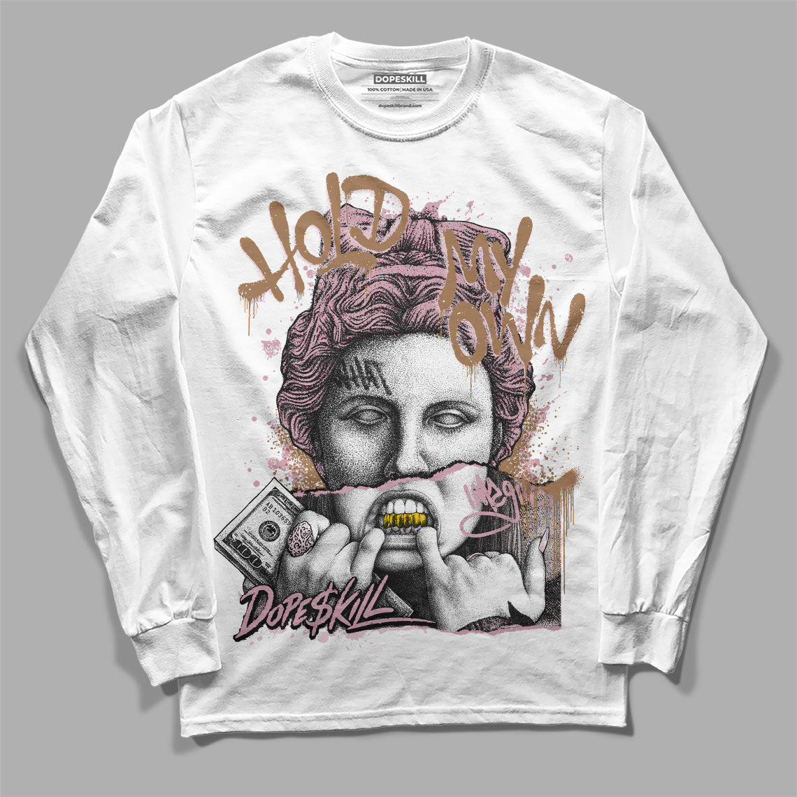 Dunk Low Teddy Bear Pink superstreetwear Long Sleeve T-Shirt Hold My Own Graphic